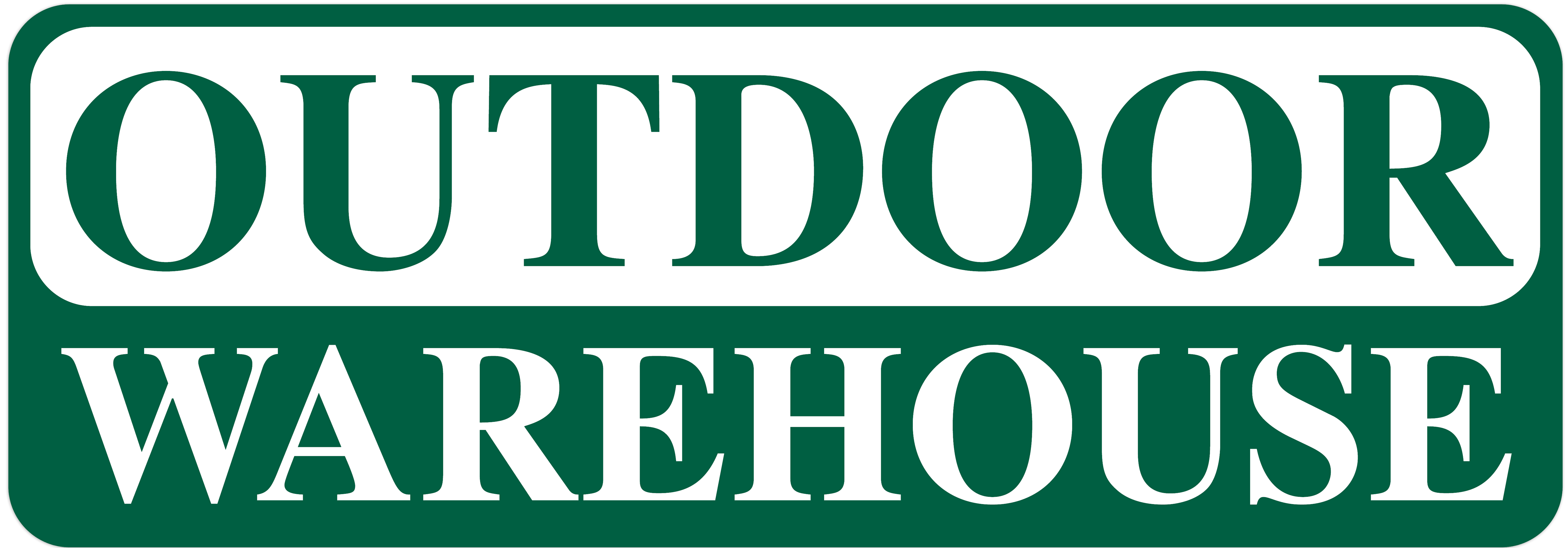 Outdoor warehouse logo
